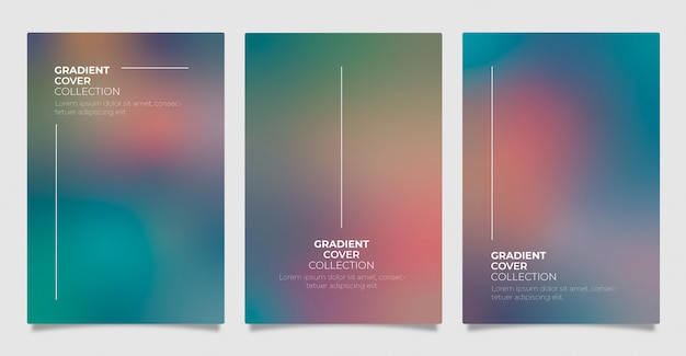 Free Vector | Gradient cover collection