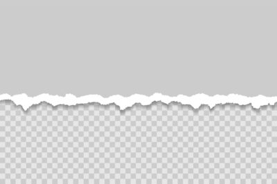Free Vector | Gray torn paper edge template ripped horizontal strips with shadows border texture design vector