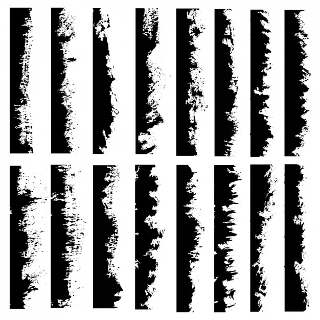 Free Vector | Grunge edges collection