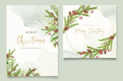 Free Vector | Hand drawn christmas background