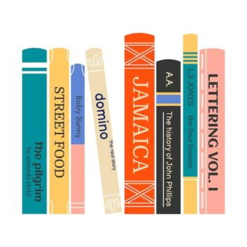 Free Vector | Hand drawn flat book spine