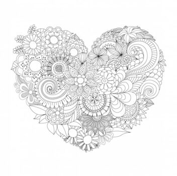 Free Vector | Hand drawn heart background