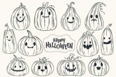 Free Vector | Happy halloween (trick or treat) banner for invitation.