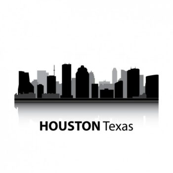 Free Vector | Houston skyline design