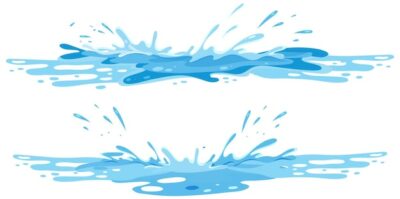 Free Vector | Isolated water splash cartoon