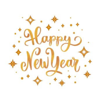 Free Vector | Lettering happy new year 2020