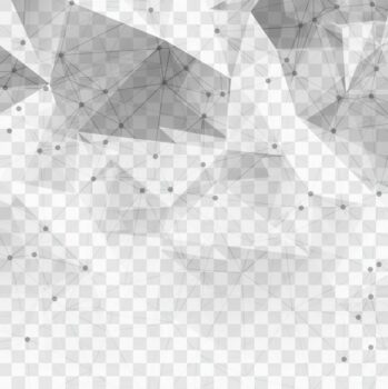 Free Vector | Polygonal technological elements on a transparent background