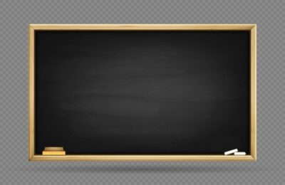 Free Vector | Realistic chalk blackboard