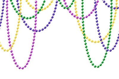 Free Vector | Realistic mardi gras beads