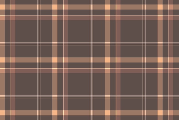 Free Vector | Seamless checkered background, brown tartan, traditional scottish design vector