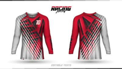 Free Vector | Shirt template, racing jersey design, soccer jersey