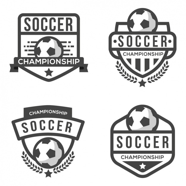 Free Vector | Soccer logos template