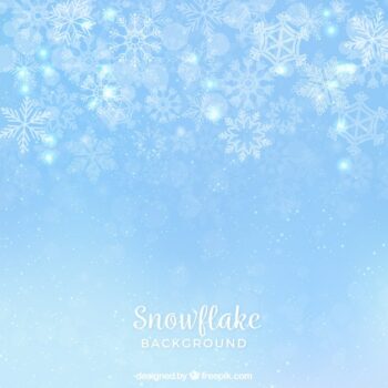 Free Vector | Thin snowflake background