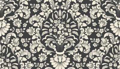 Free Vector | Vector damask seamless pattern element. classical luxury old fashioned damask ornament, royal victorian seamless texture for wallpapers, textile, wrapping.