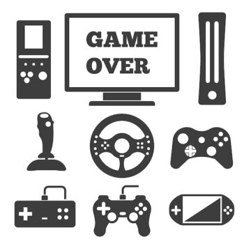 Free Vector | Video game entertaining elements set.