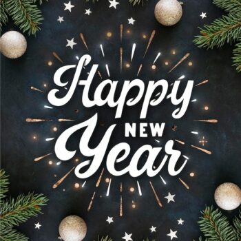 Free Vector | Vintage lettering happy new year 2021