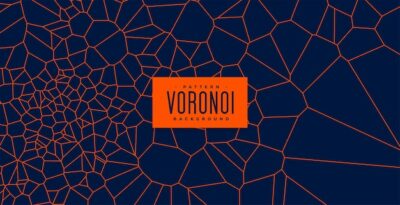 Free Vector | Voronoi pattern texture mesh in red color