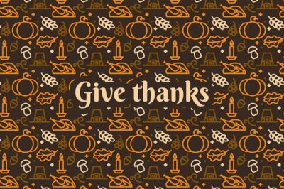 Free Vector | Wallpaper for thanksgiving day concept