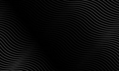 Free Vector | Wavy line pattern in dark background