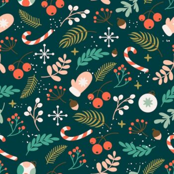 Free Vector | Flat christmas pattern design