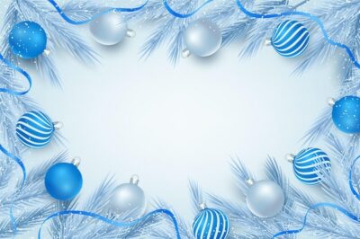 Free Vector | Realistic christmas background