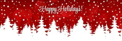 Free Vector | Gradient happy holidays horizontal banner