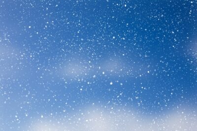 Free Photo | Christmas background with snow overlay design