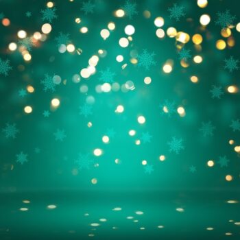Free Photo | Christmas background with snowflakes and bokeh lights