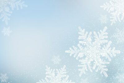 Free Photo | Snowflakes on blue winter background