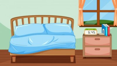 Free Vector | A cute children bedroom background
