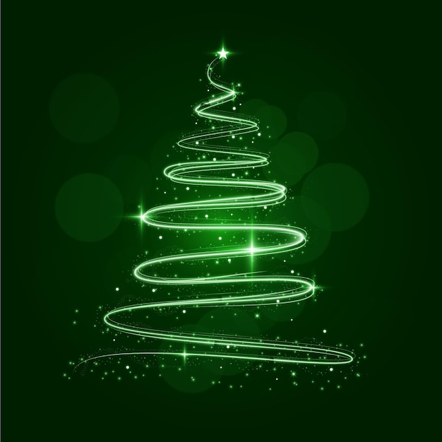 Free Vector | Abstract christmas tree