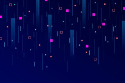 Free Vector | Abstract pixel rain background