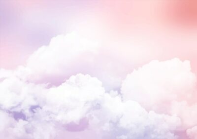 Free Vector | Abstract sky background with sugar cotton pink clouds design