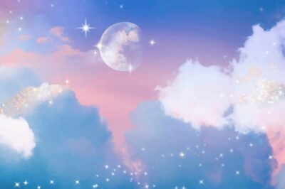 Free Vector | Aesthetic sky background vector, surreal aesthetic design