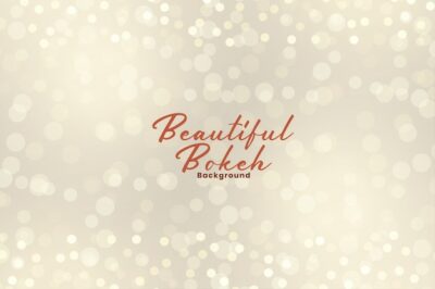 Free Vector | Beautiful bokeh lights effect sparkling background
