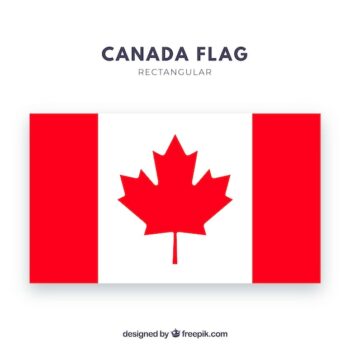 Free Vector | Canadian flag background
