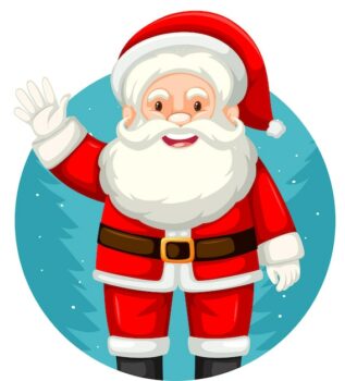 Free Vector | Christmas theme with santa
