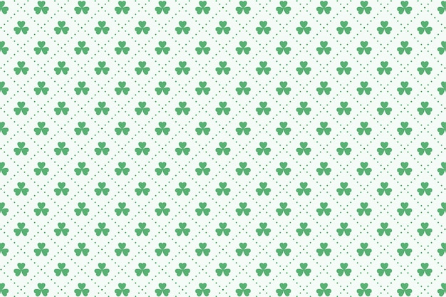 Free Vector | Clover leaves pattern for st patricks day