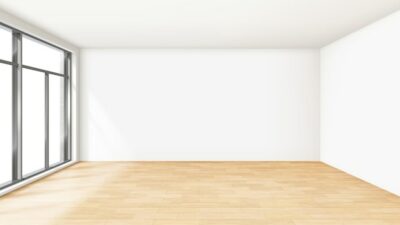 Free Vector | Empty living room in modern apartment