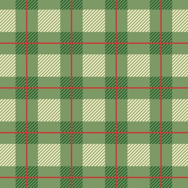 Free Vector | Flat christmas plaid pattern design