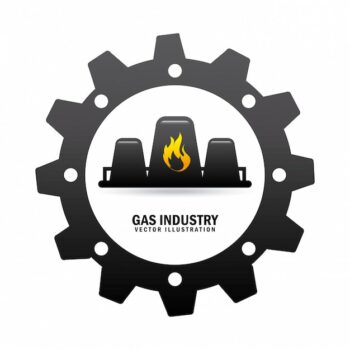 Free Vector | Gas industry