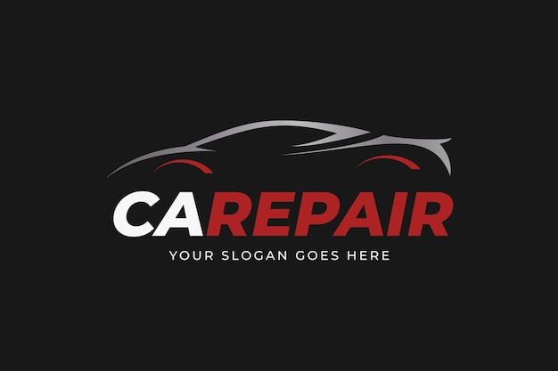 Free Vector | Gradient car service logo