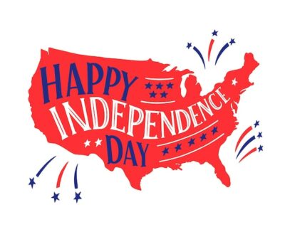 Free Vector | Hand drawn 4th of july - independence day lettering