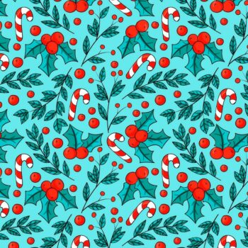 Free Vector | Hand drawn christmas pattern design