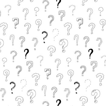 Free Vector | Hand drawn question mark pattern