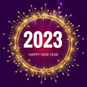 Free Vector | Happy 2023 new year celebration festival card background