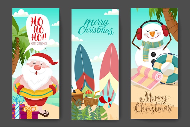 Free Vector | Merry christmas and new year banner