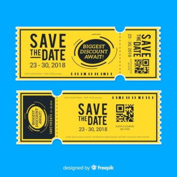 Free Vector | Modern coupon template with flat design