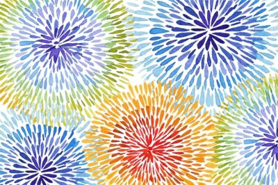 Free Vector | Rainbow in tie dye style background
