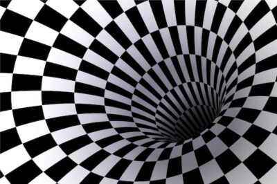Free Vector | Realistic optical illusion background
